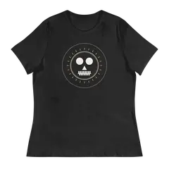 Alas, poor Yorick, camiseta de mujer en color antracita