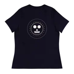 Alas, poor Yorick, camiseta de mujer en color marino