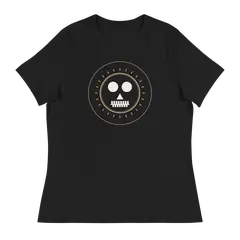 Alas, poor Yorick, camiseta de mujer en color negro