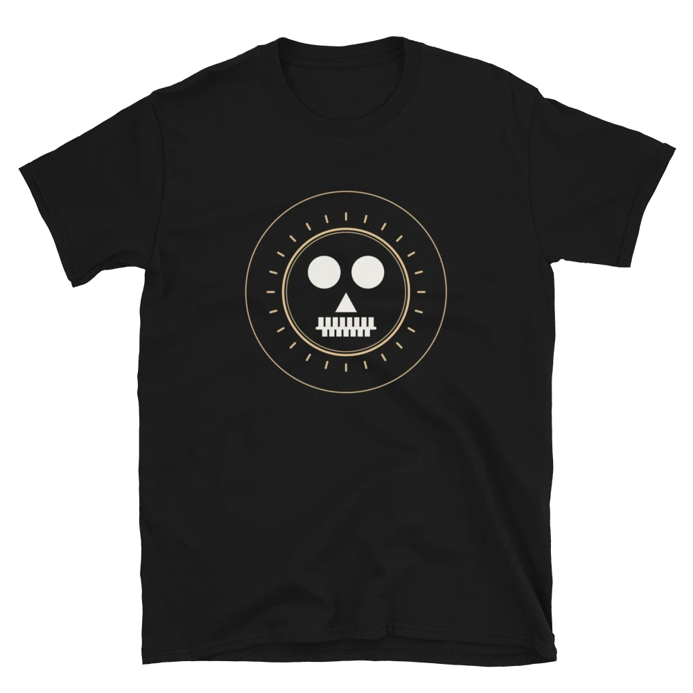Alas, poor Yorick, camiseta de algodón en color negro
