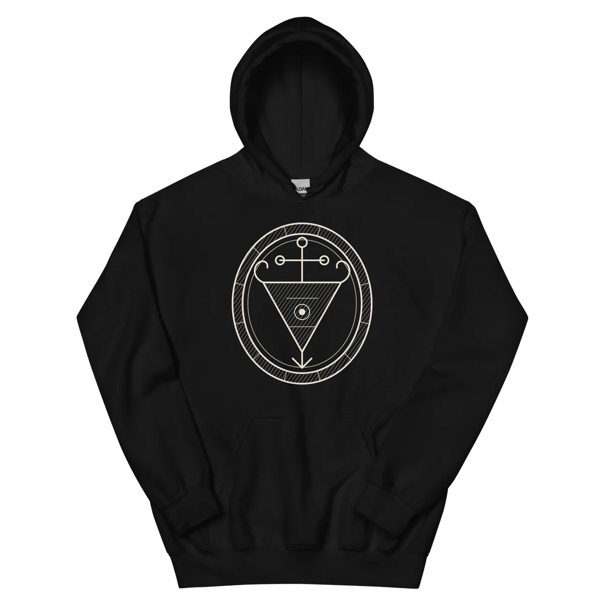 Ars Goetia, sudadera con capucha en color negro