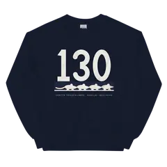 Ciento treinta, sudadera de cuello redondo en color marino