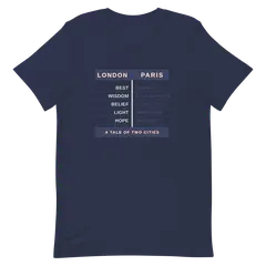Dos ciudades, Premium-Baumwoll-T-Shirt in Navy