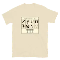 El arsenal de Bansenshukai, camiseta de algodón en color arena