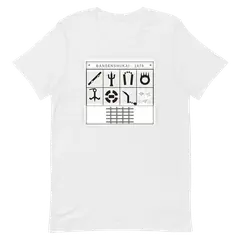 El arsenal de Bansenshukai, camiseta premium de algodón en color blanco