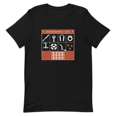 El arsenal de Bansenshukai, camiseta premium de algodón en color negro