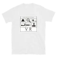El cajón de Baker Street, camiseta de algodón en color blanco