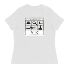 El cajón de Baker Street, T-shirt da donna in bianco