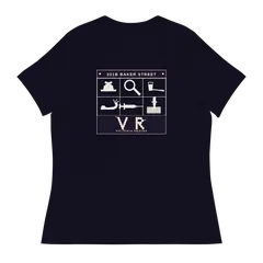 El cajón de Baker Street, T-shirt da donna in blu navy