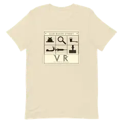 El cajón de Baker Street, T-shirt premium di cotone in sabbia