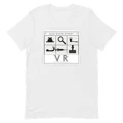 El cajón de Baker Street, T-shirt premium di cotone in bianco