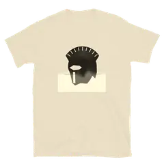 El casco corintio, camiseta de algodón en color arena