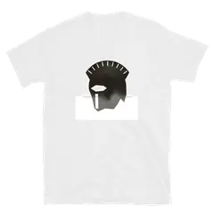 El casco corintio, camiseta de algodón en color blanco