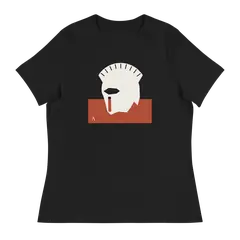 El casco corintio, Damen-T-Shirt in Schwarz