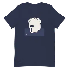 El casco corintio, T-shirt premium di cotone in blu navy