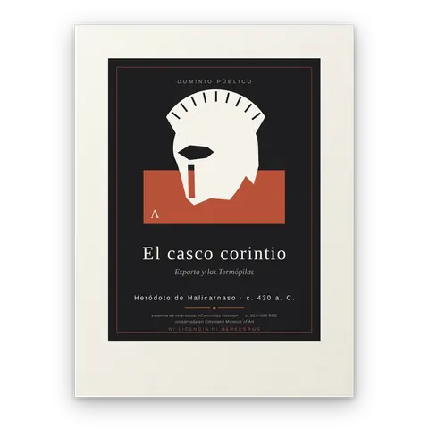 Póster de 300 · El casco corintio