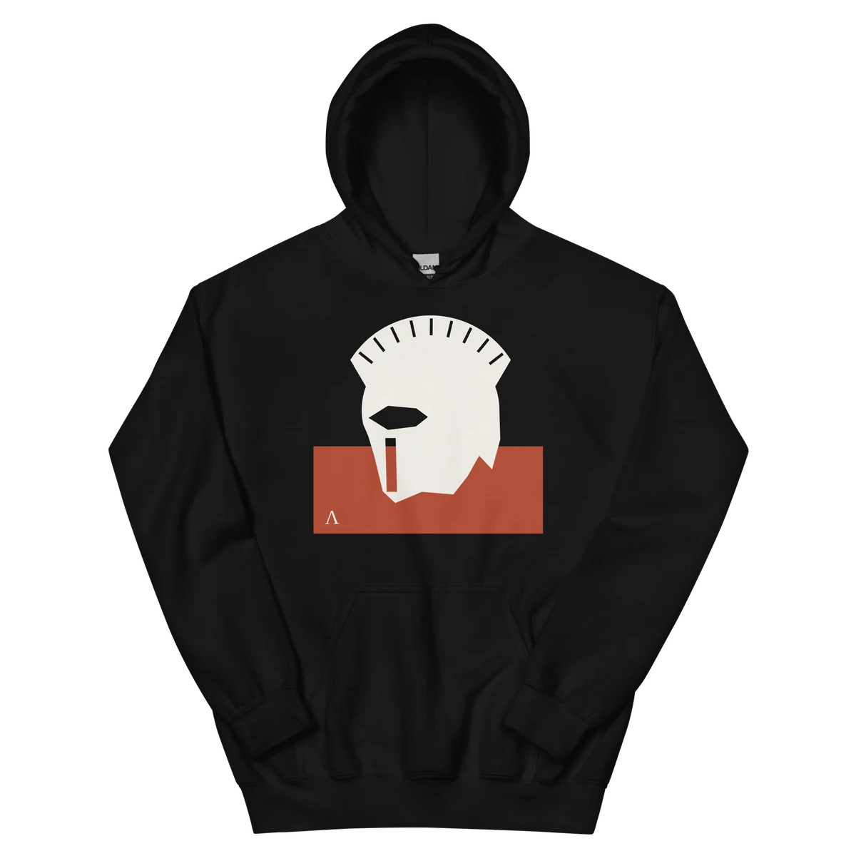 El casco corintio, Hoodie in Schwarz