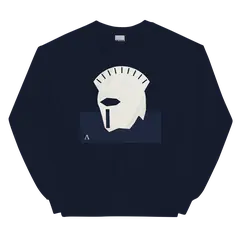 El casco corintio, crew neck sweatshirt in navy
