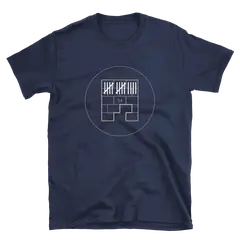 El conde de Montecristo, camiseta de algodón en color marino