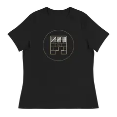 El conde de Montecristo, camiseta de mujer en color negro
