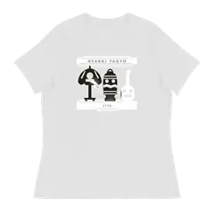 El desfile de los trastos, camiseta de mujer en color blanco