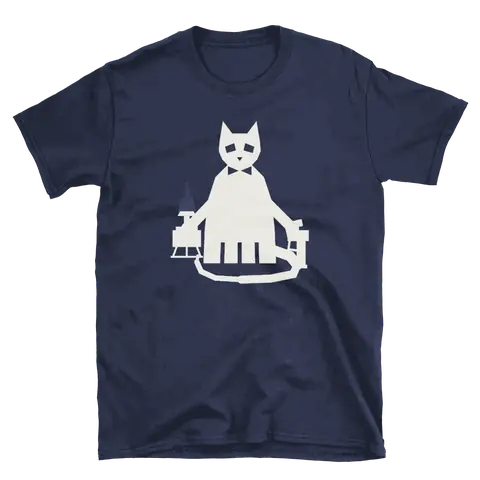 Camiseta de El maestro y Margarita · El gato Behemoth