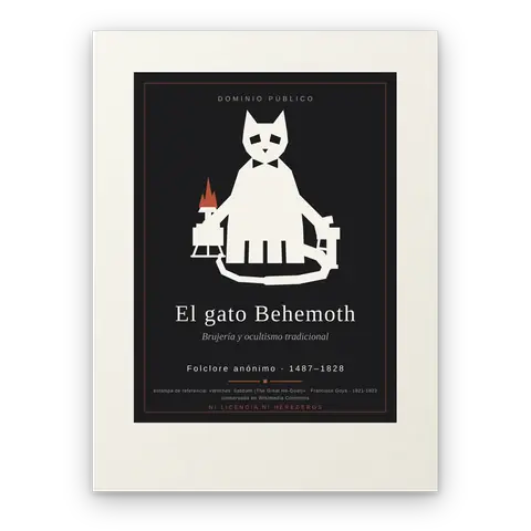 Póster de Carrie · El gato Behemoth
