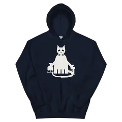 El gato Behemoth, hoodie in navy