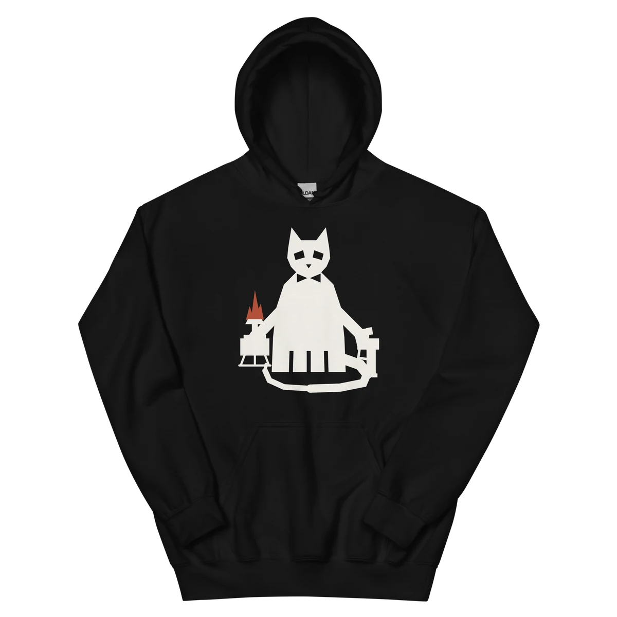 El gato Behemoth, hoodie in black
