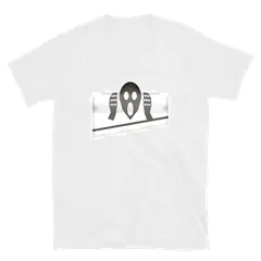 El grito, camiseta de algodón en color blanco