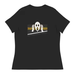 El grito, Damen-T-Shirt in Anthrazit