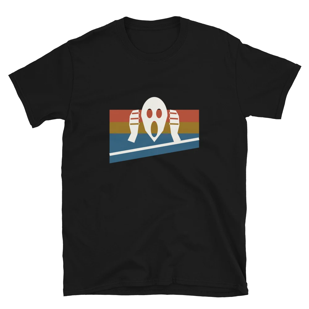 El grito, camiseta de algodón en color negro