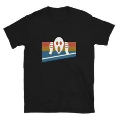 El grito, camiseta de algodón en color negro