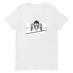 El grito, camiseta premium de algodón en color blanco