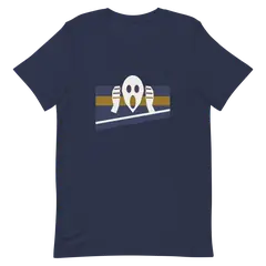 El grito, camiseta premium de algodón en color marino