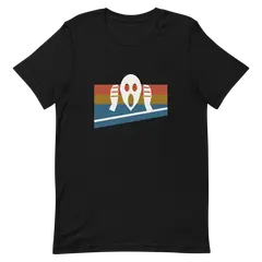 El grito, camiseta premium de algodón en color negro