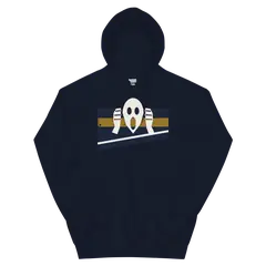 El grito, sudadera con capucha en color marino