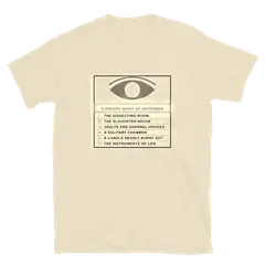 El moderno Prometeo, Baumwoll-T-Shirt in Sand