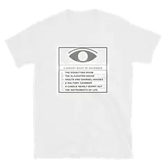 El moderno Prometeo, Baumwoll-T-Shirt in Weiß