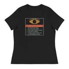 El moderno Prometeo, camiseta de mujer en color negro