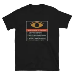 El moderno Prometeo, Baumwoll-T-Shirt in Schwarz
