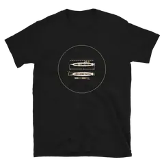 El Nautilus, camiseta de algodón en color negro