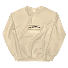 El Nautilus, sudadera de cuello redondo en color arena