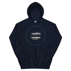 El Nautilus, sudadera con capucha en color marino