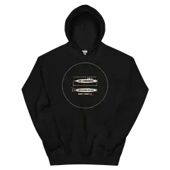 El Nautilus, sudadera con capucha en color negro
