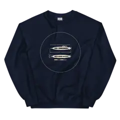 El Nautilus, sudadera de cuello redondo en color marino