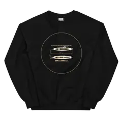 El Nautilus, sudadera de cuello redondo en color negro