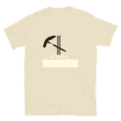 El piolet de Whymper, Baumwoll-T-Shirt in Sand