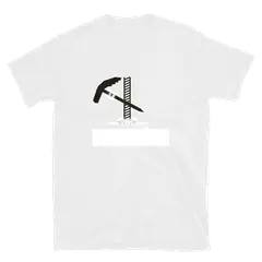 El piolet de Whymper, Baumwoll-T-Shirt in Weiß