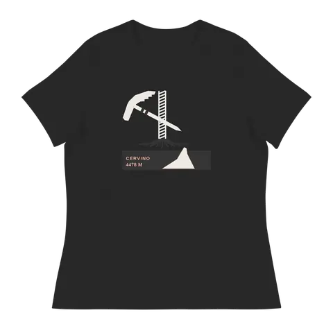 Damen-T-Shirt zu Cliffhanger · El piolet de Whymper